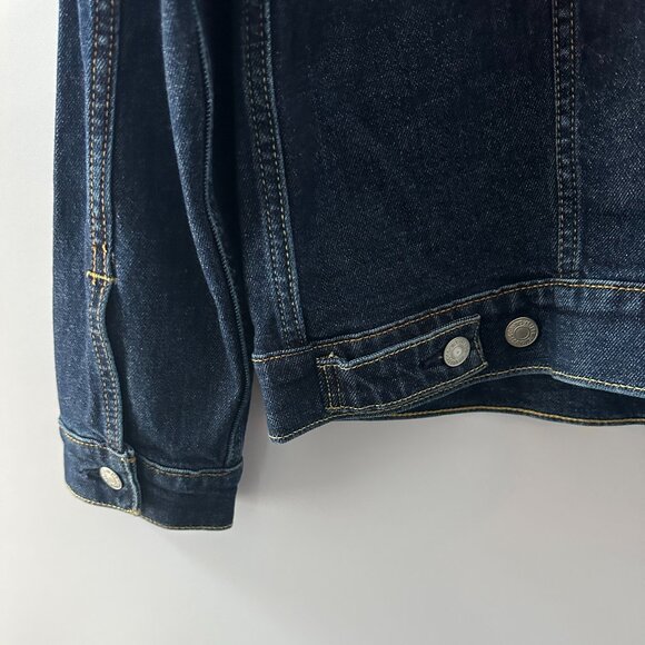 Levis Dark Wash Large Blue Denim Jacket NWT - Picture 8 of 16